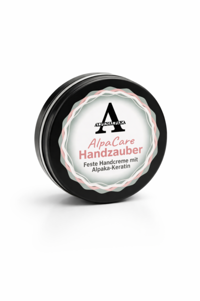 Feste Handcreme mit Alpaka-Keratin